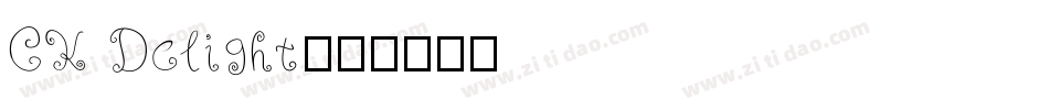 CK Delight字体转换